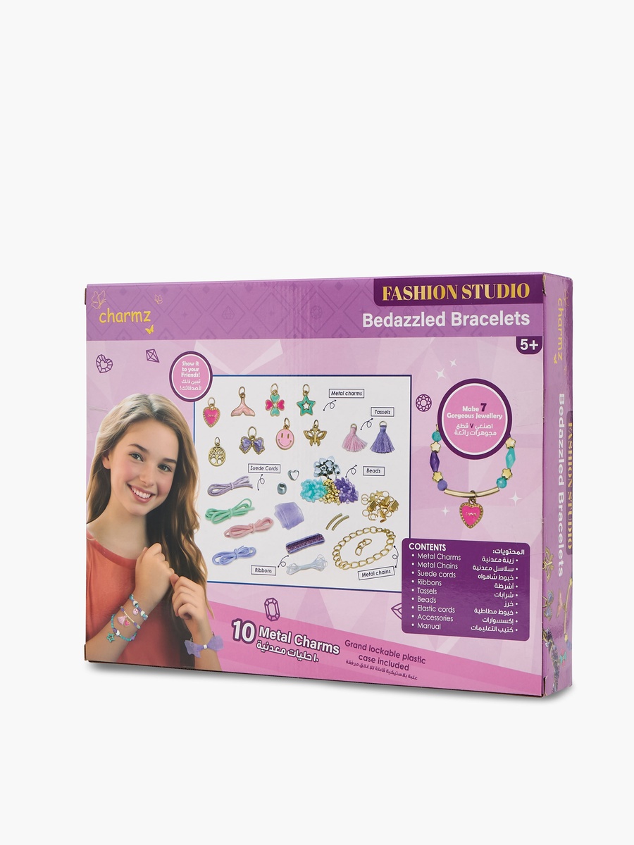 DIY Bedazzled Bracelet Set