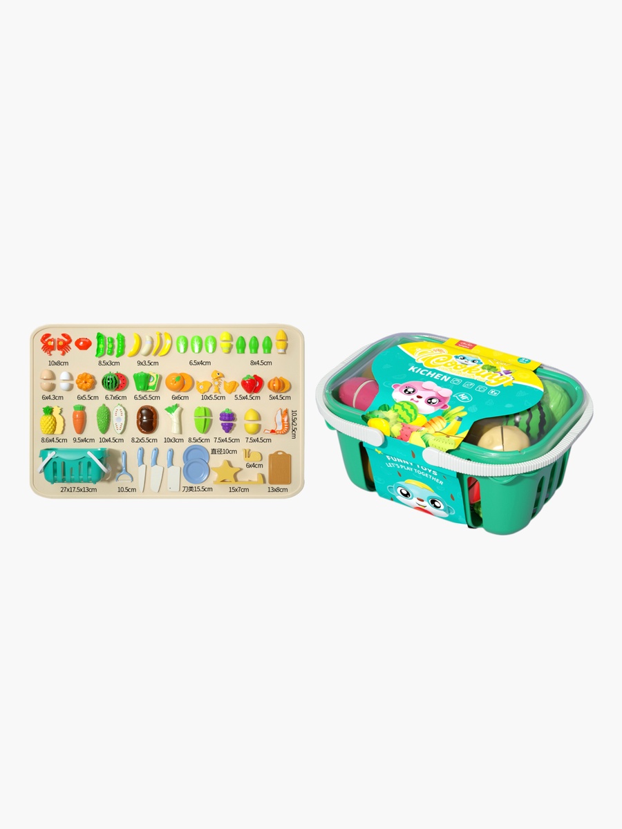 32-Piece Fruit Cutting Playset
