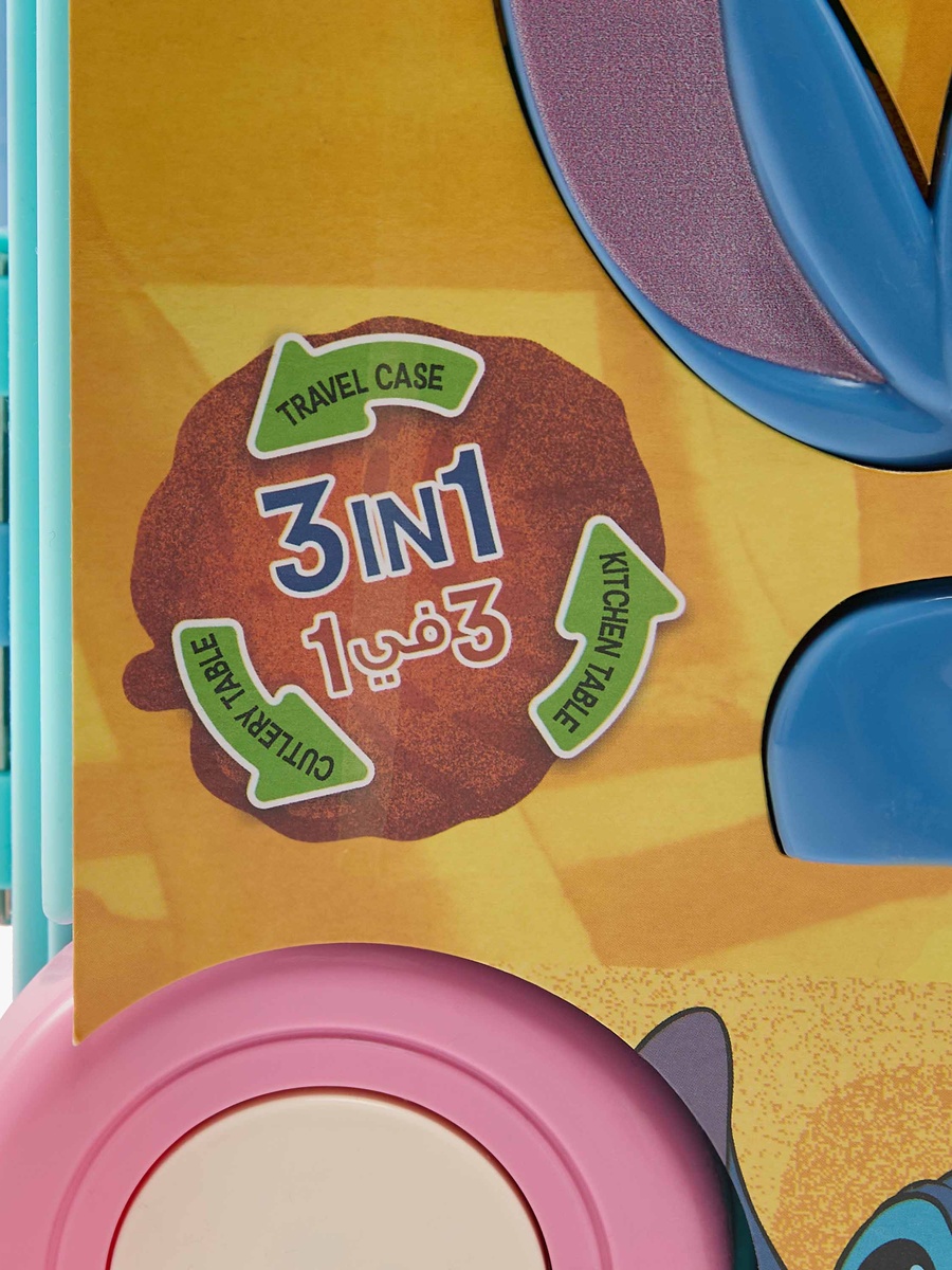 Stitch 3-in-1 Kitchen Toy Travel Set