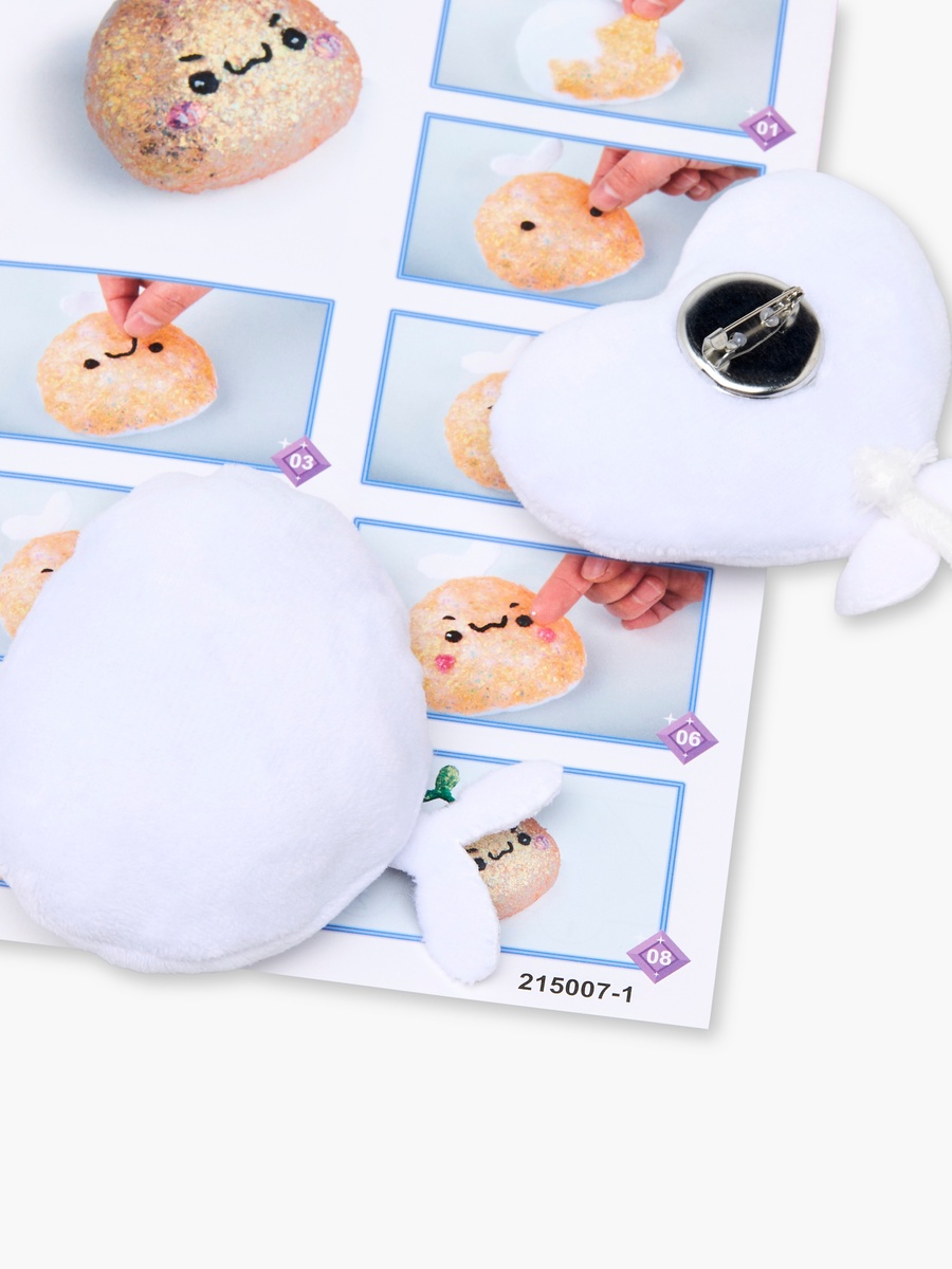 Magic Glitter DIY Plush Brooch Kit