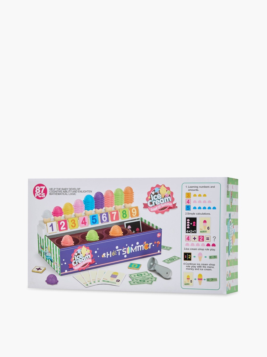Assorted 87-Piece DIY Ice Cream Playset