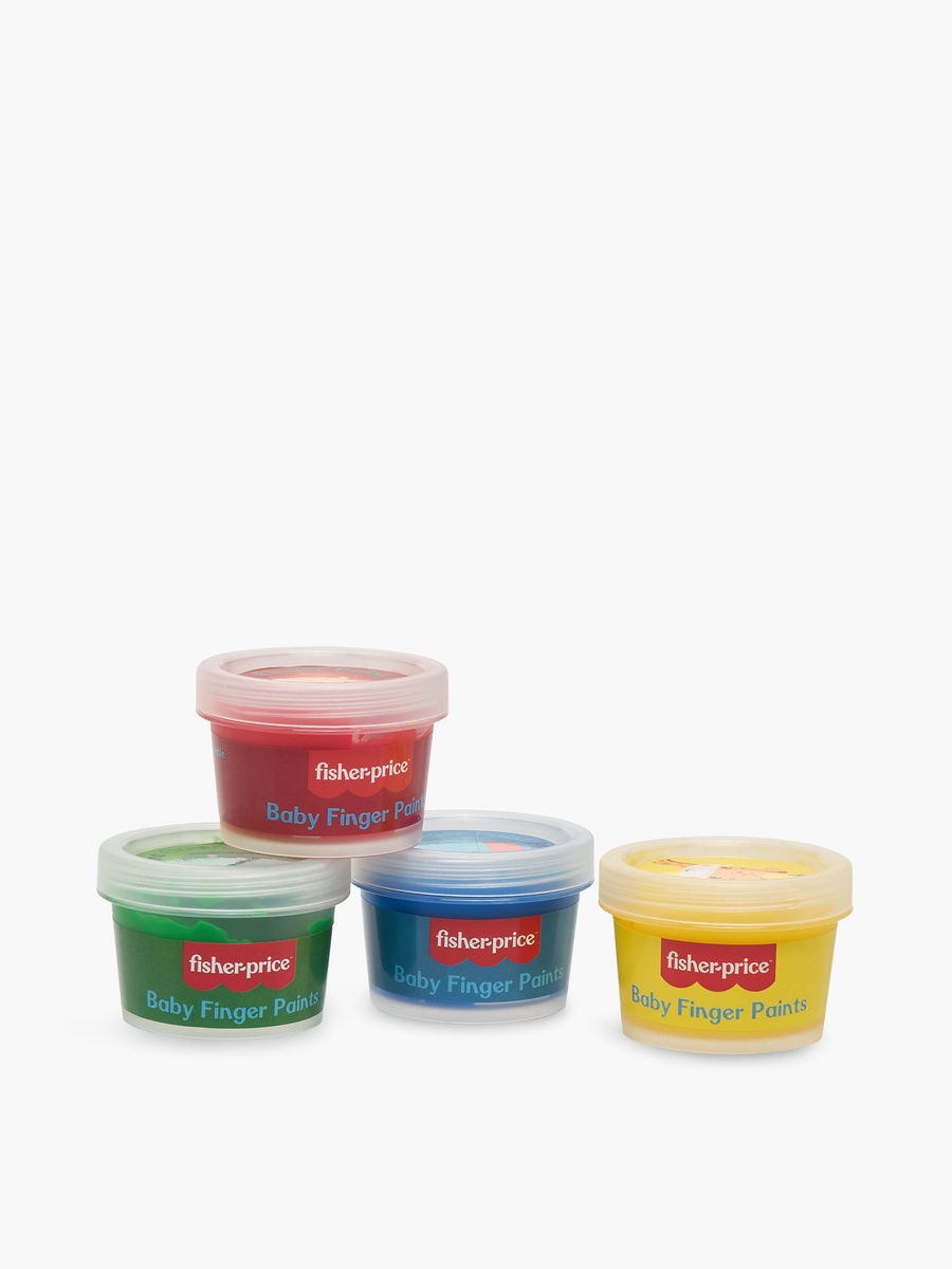 Fisher-Price Water-Soluble Baby Finger Paint - Set of 4
