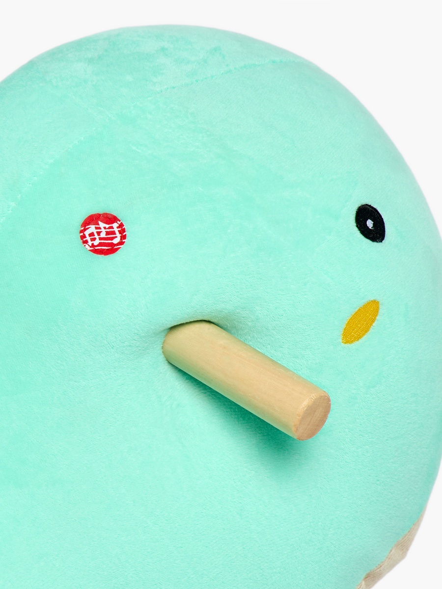 Rocking Whale Toy with Wooden Base