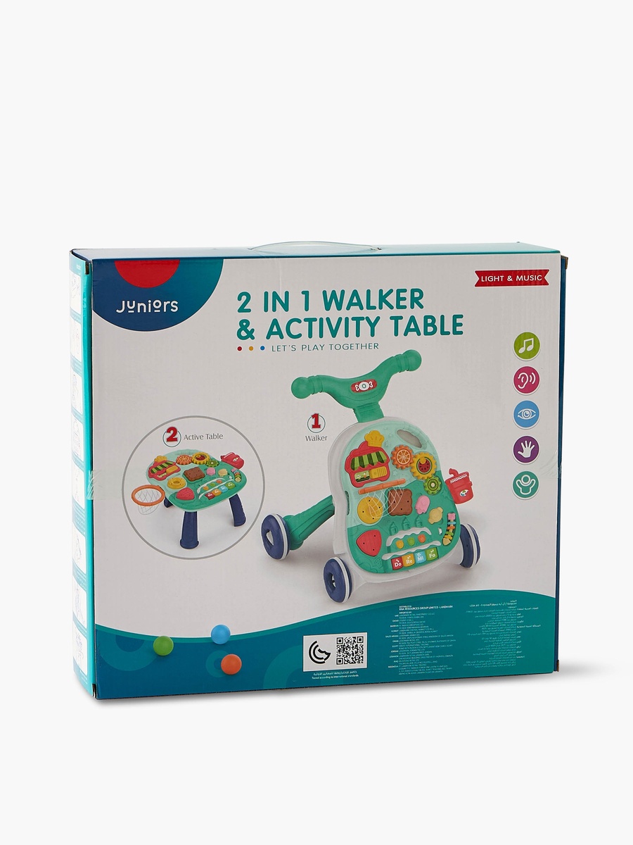 2-in-1 Walker and Activity Table