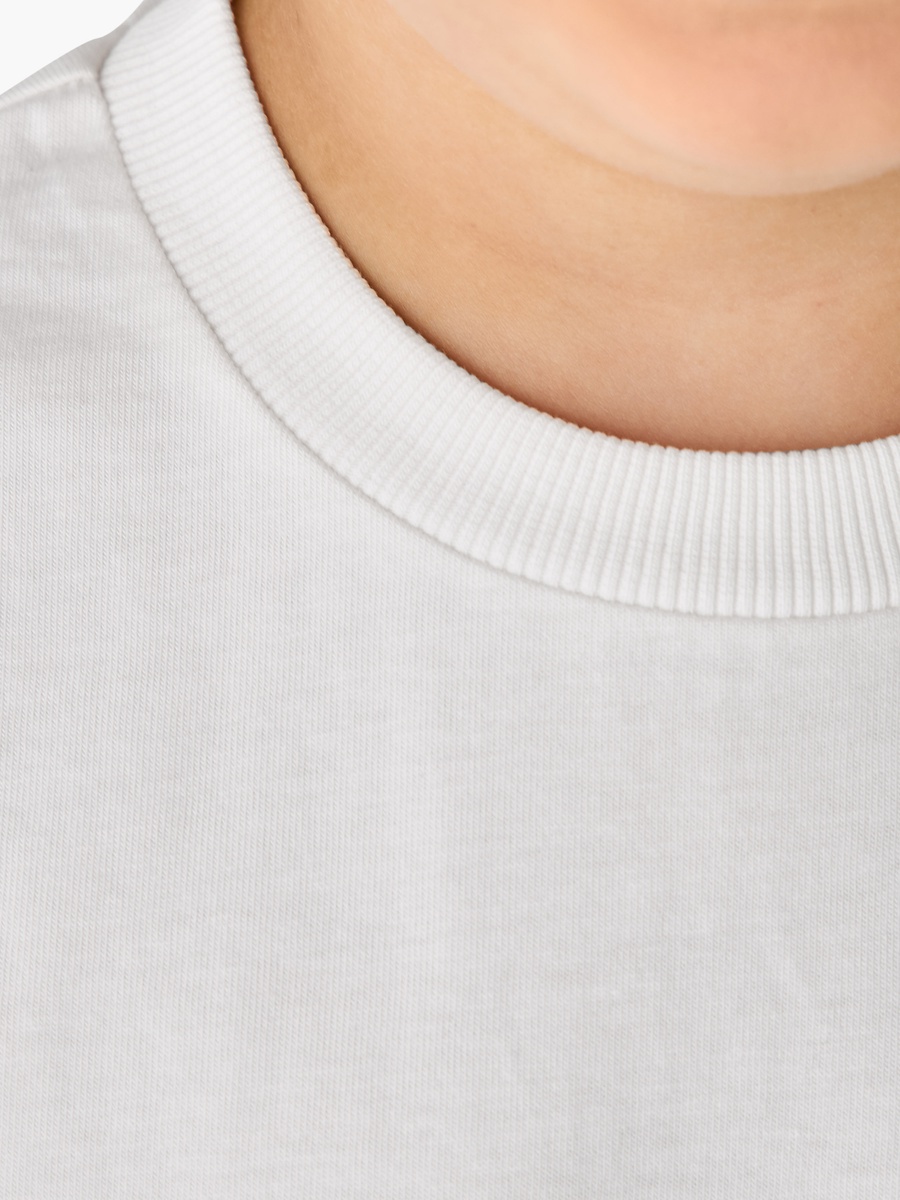 Crew Neck Cotton T-Shirt and Long Sleeves - Set of 2