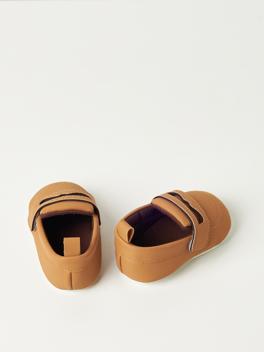 Solid Booties with Hook and Loop Closure