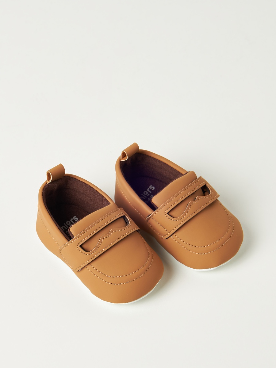 Solid Booties with Hook and Loop Closure