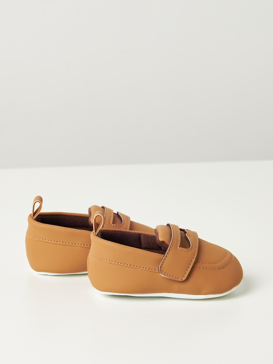 Solid Booties with Hook and Loop Closure