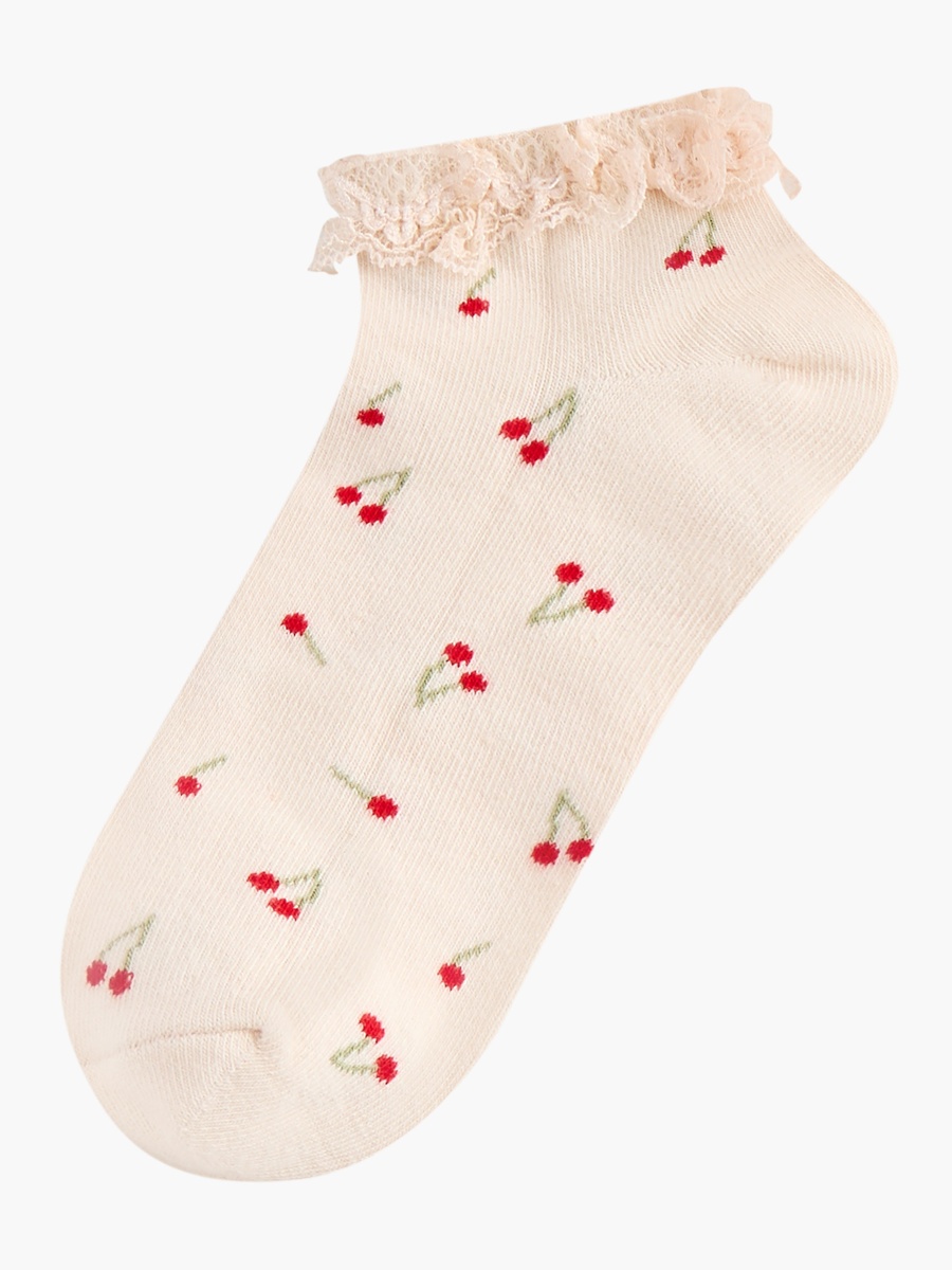 Lace Detail Socks - Set of 3