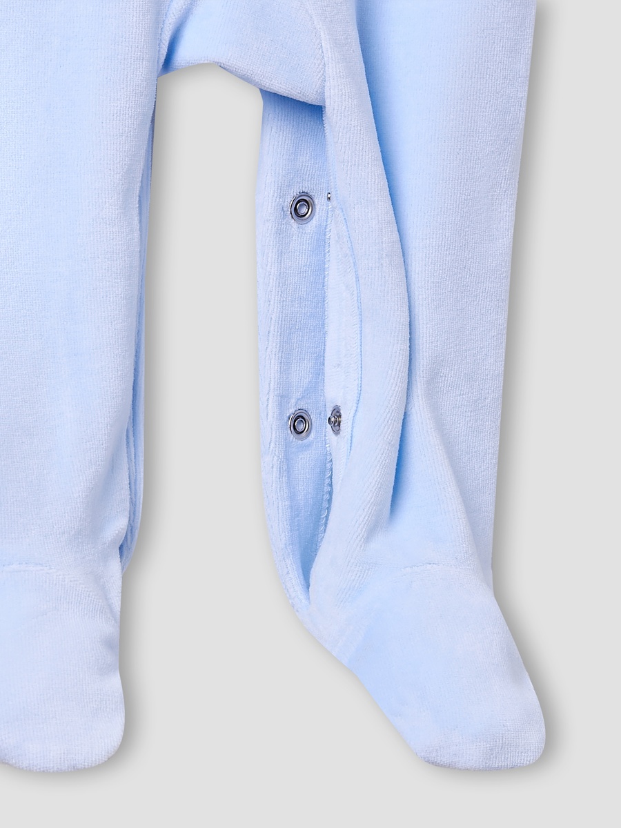 Collared Sleepsuit with Star Texture