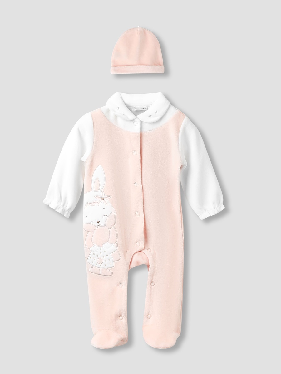 Collared Sleepsuit with Beanie