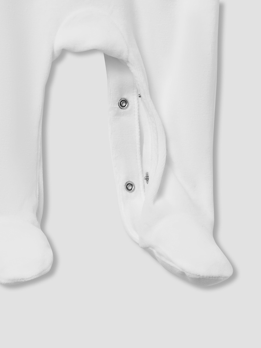 Round Neck Sleepsuit with Closed Feet