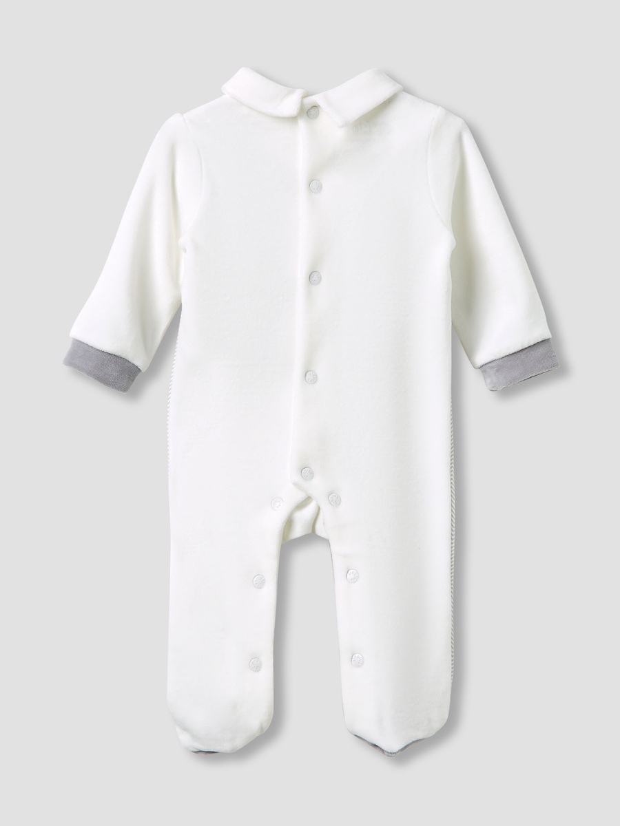 Collared Sleepsuit with Closed Feet
