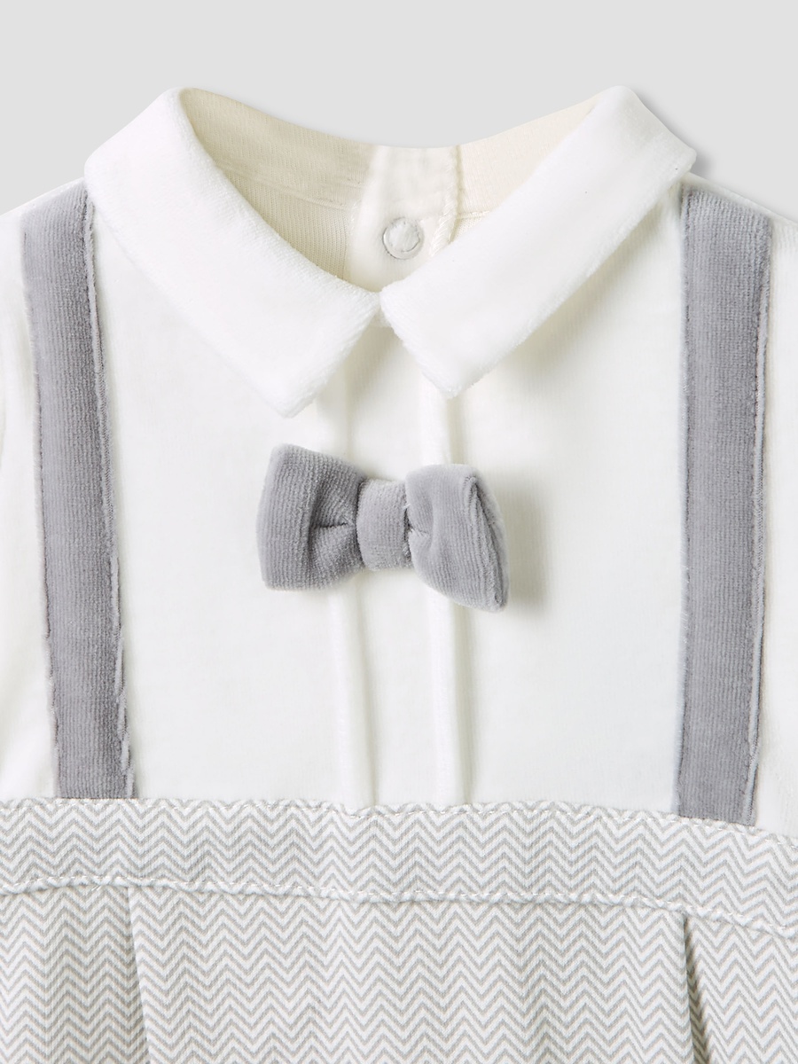 Collared Sleepsuit with Closed Feet