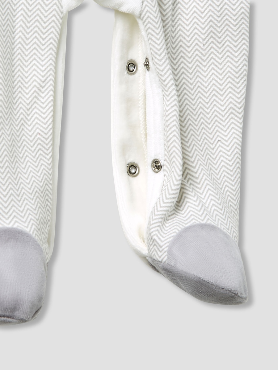 Collared Sleepsuit with Closed Feet
