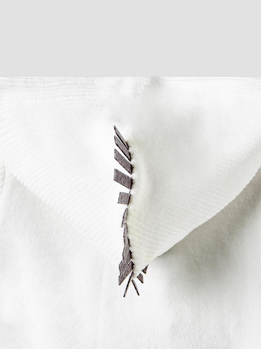 Hooded Sleepsuit with Zebra Applique