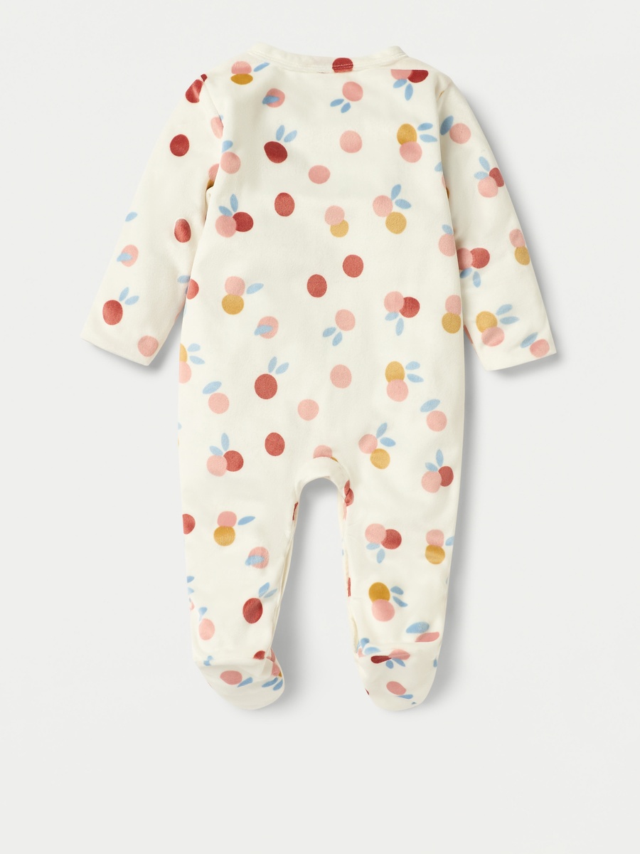 Printed Closed Feet Sleepsuit with Button Closure