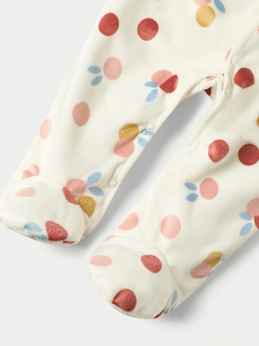 Printed Closed Feet Sleepsuit with Button Closure
