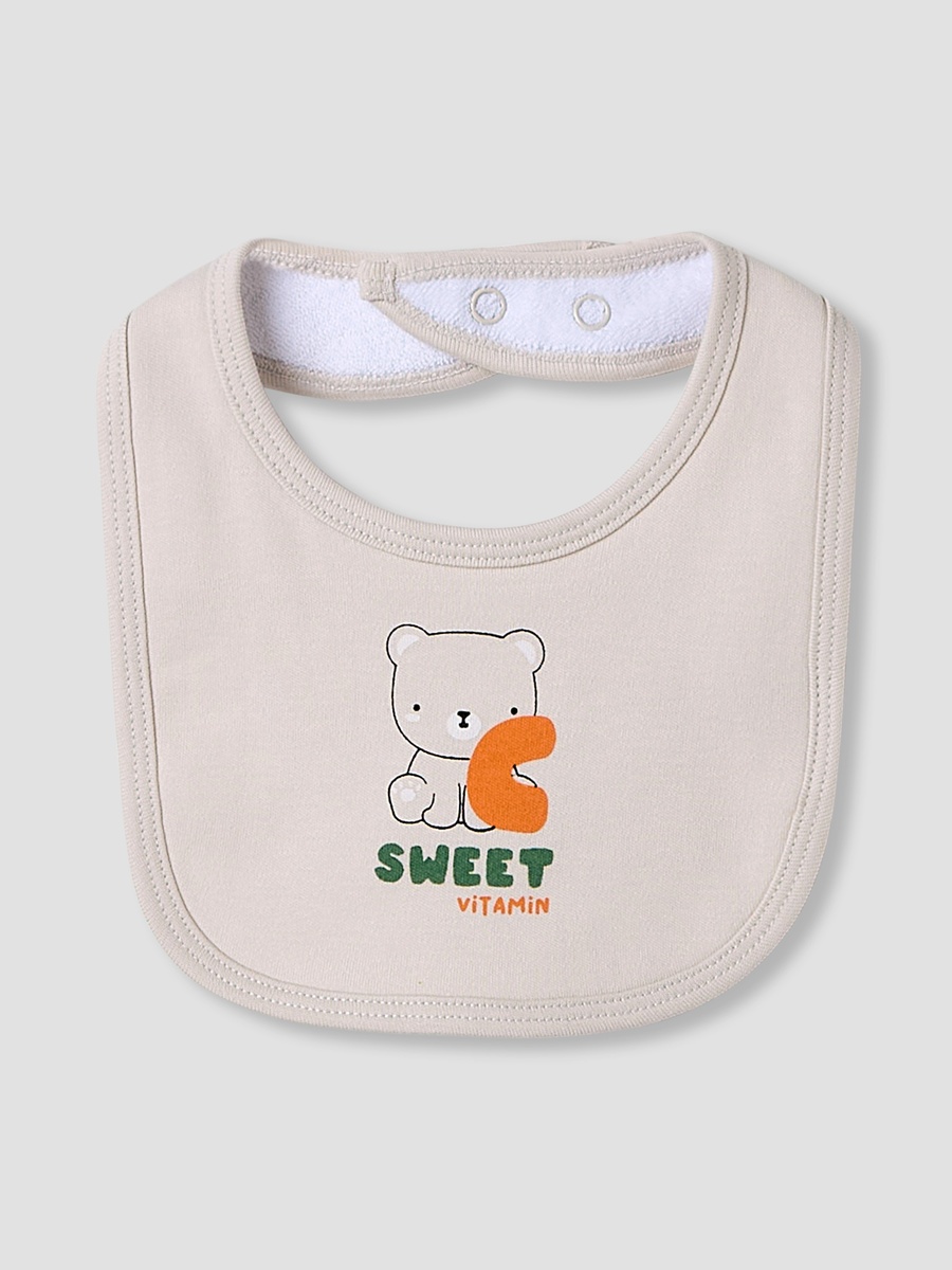 Crew Neck Sleepsuit with Bib