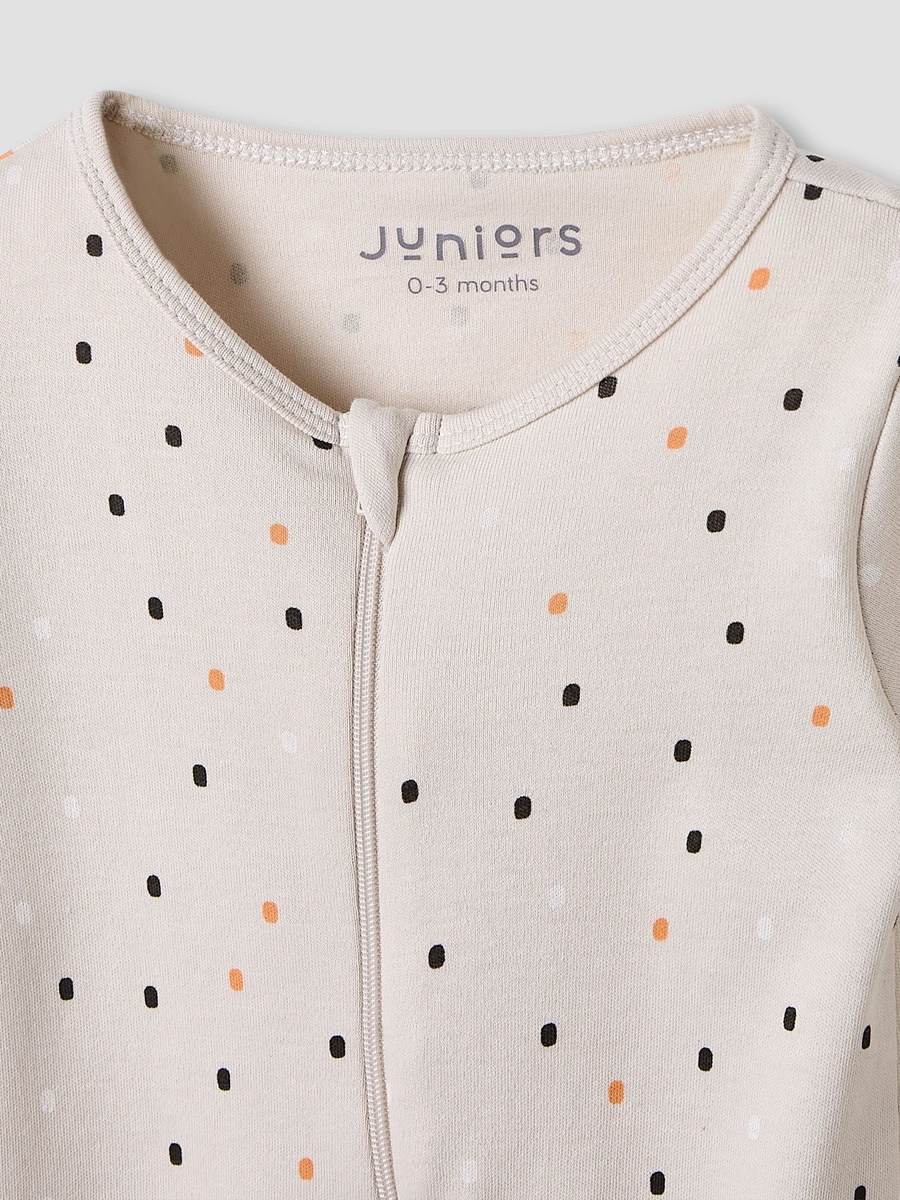 Crew Neck Sleepsuit with Bib