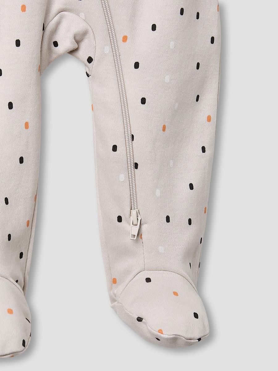 Crew Neck Sleepsuit with Bib