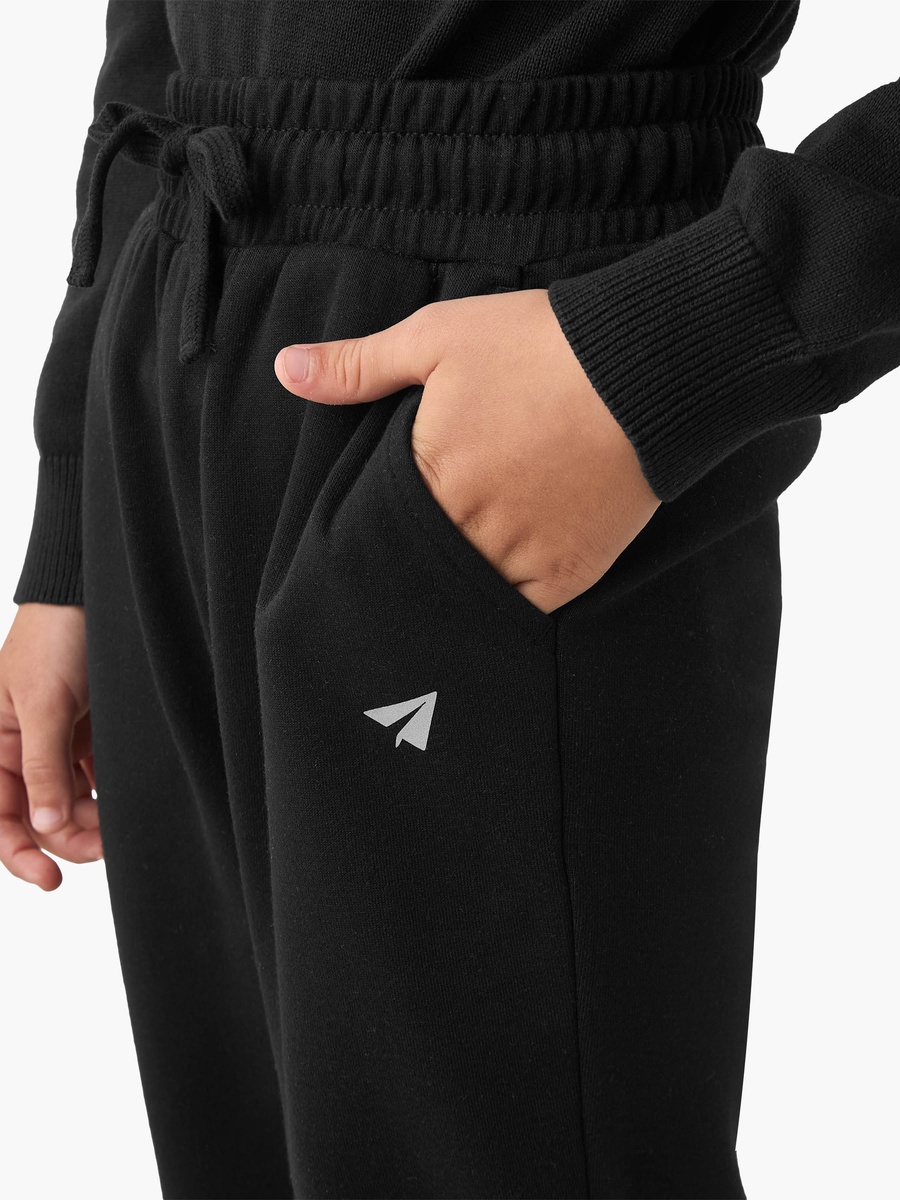 Solid Joggers with Drawstring Closure