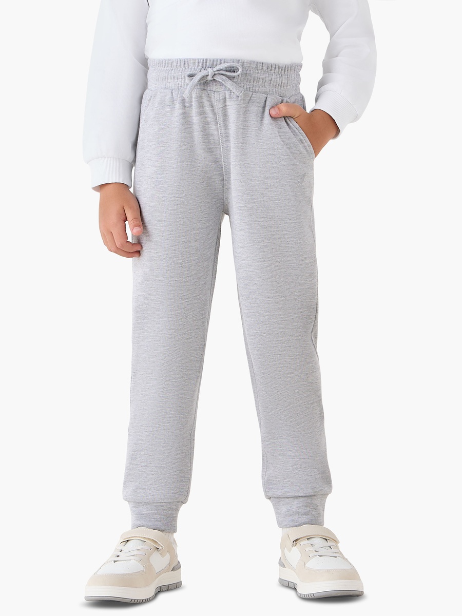 Solid Joggers with Drawstring Closure
