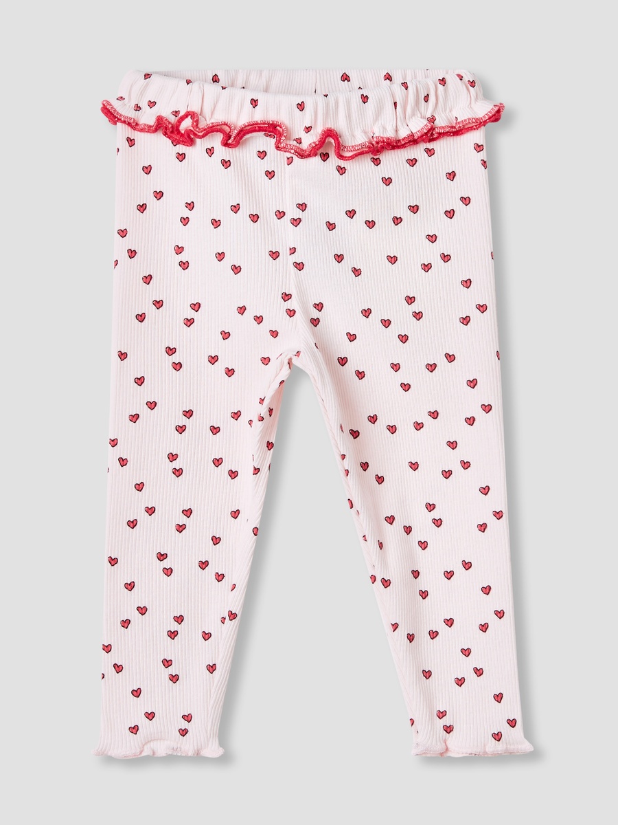 Heart Print Leggings