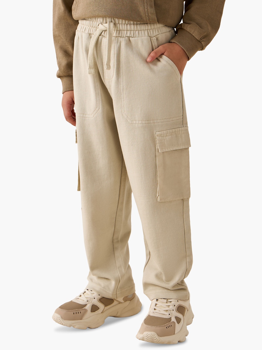 Elasticated Drawstring Cargo Joggers