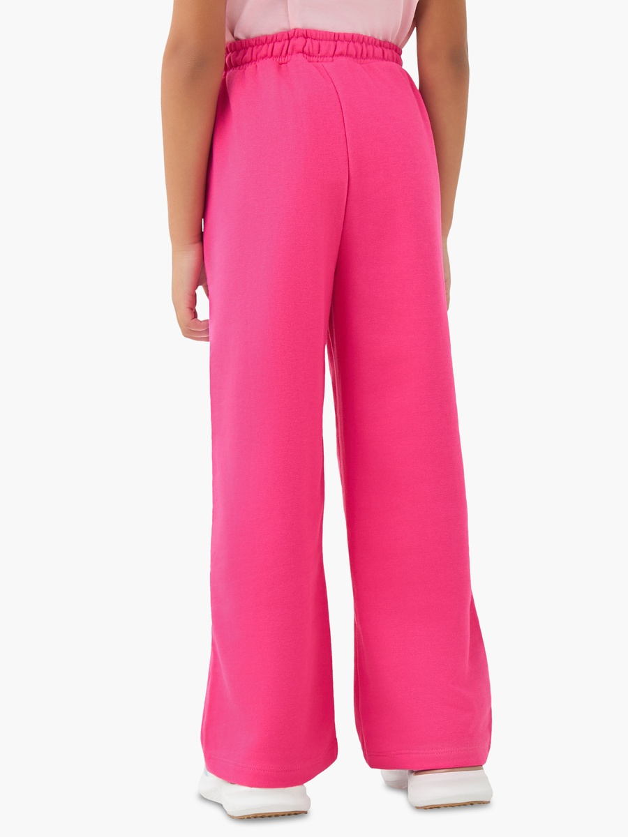 Unicorn Print Cotton Track Pants with Drawstring Waist