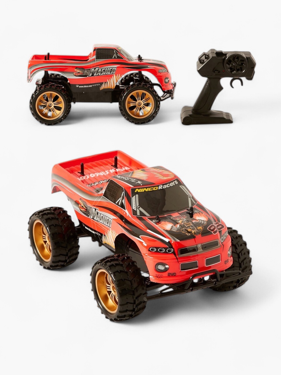 1:10 Monster Toy Truck with Remote Control