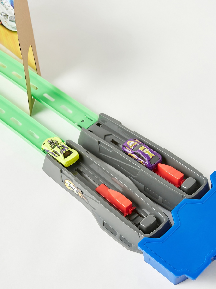 Track Racing Set with 2 Toy Cars