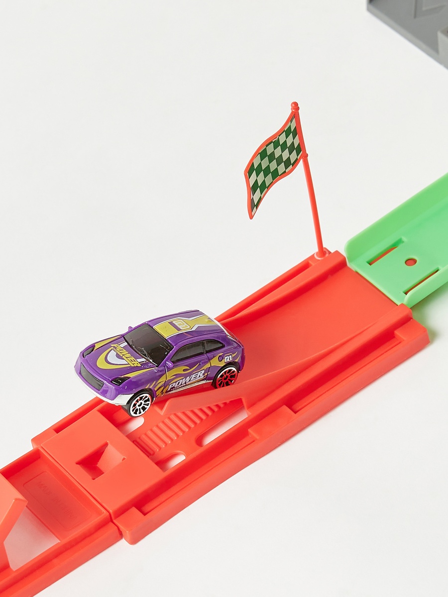 Track Racing Set with 2 Toy Cars