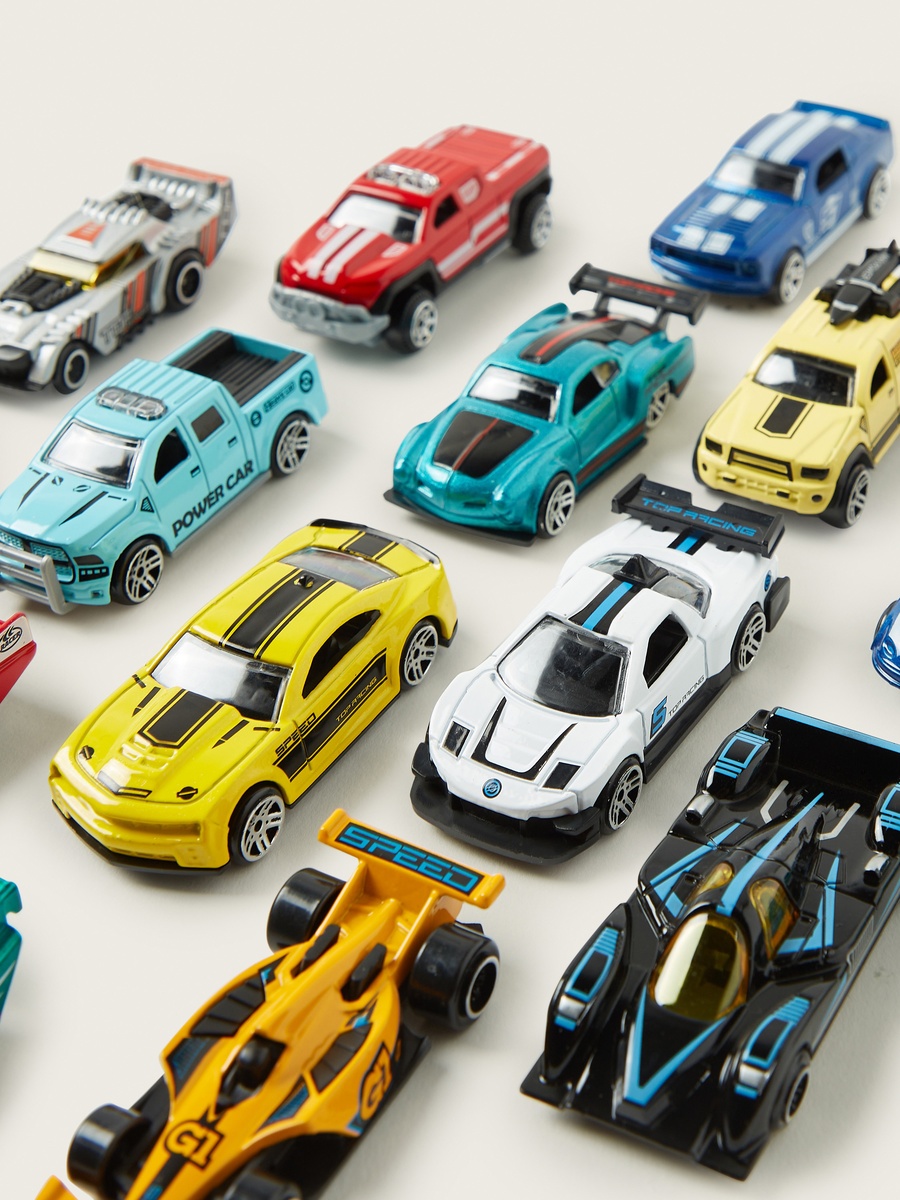 18-Piece Die Cast Toy Car Set