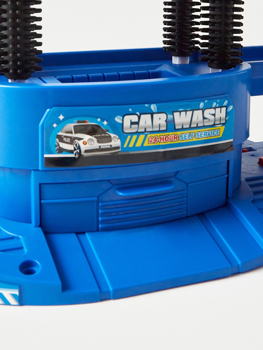 Xiao Bai Cai Car Wash Packing Lots Playset