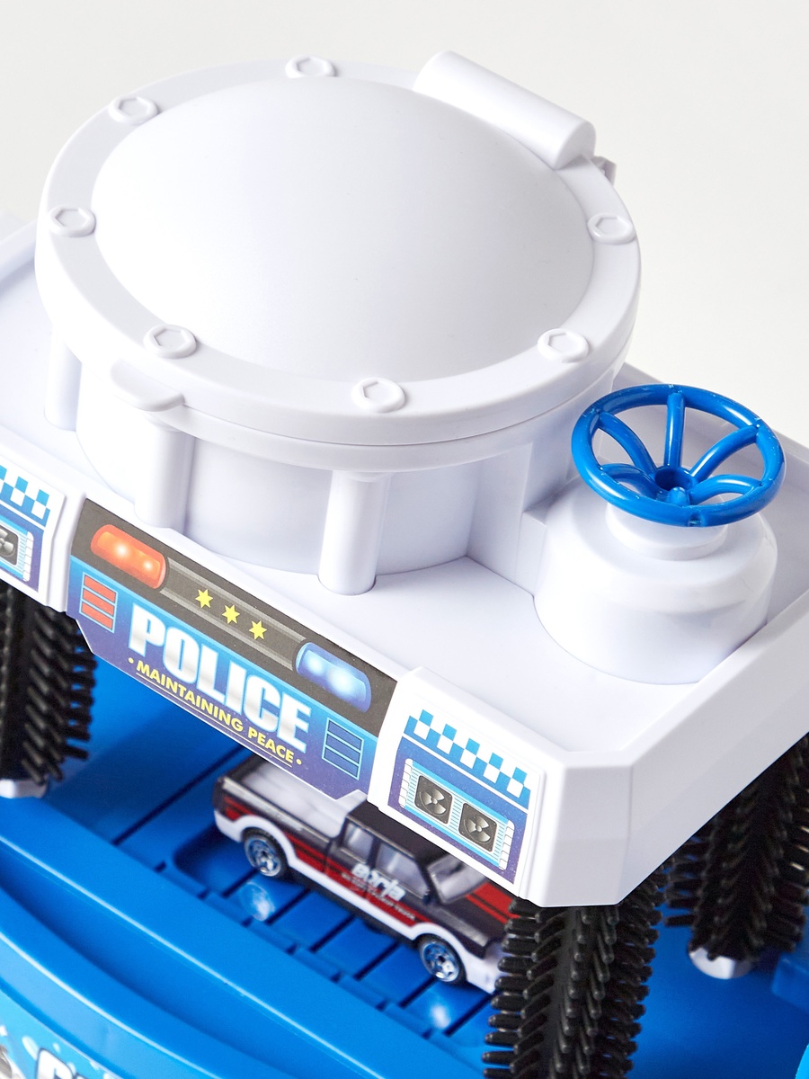 Xiao Bai Cai Car Wash Packing Lots Playset