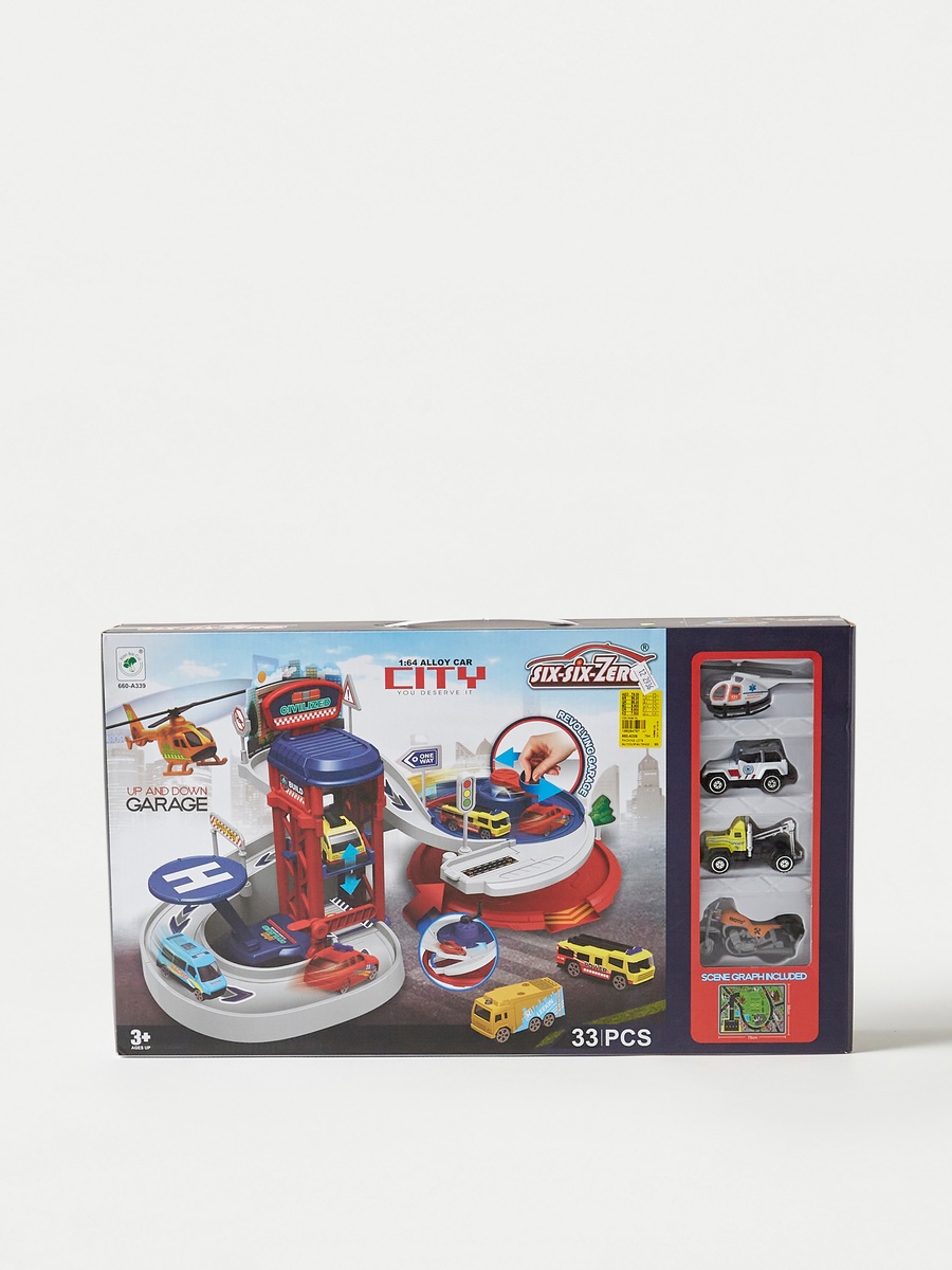 Xiao Bai Cai Parking Lot Playset