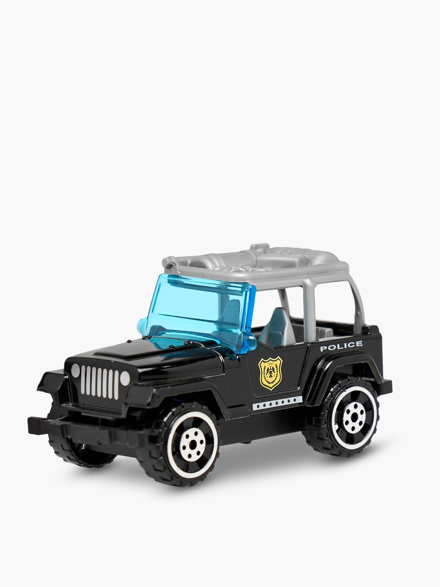 6-Piece Die-Cast Police Car Toy Set
