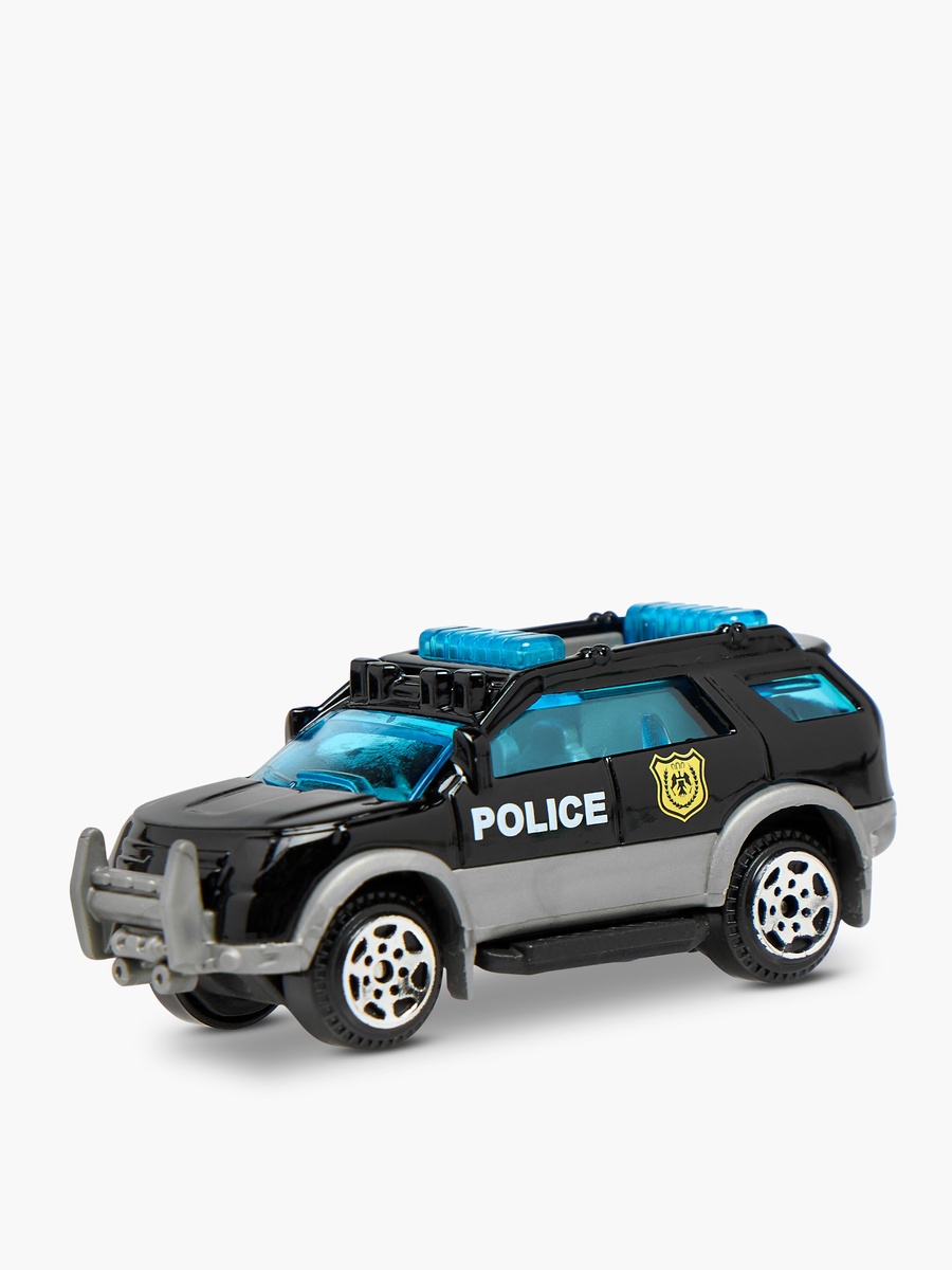 6-Piece Die-Cast Police Car Toy Set