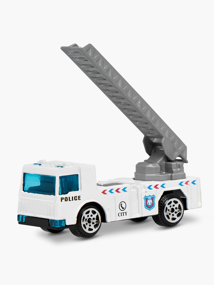 6-Piece Die-Cast Police Car Toy Set