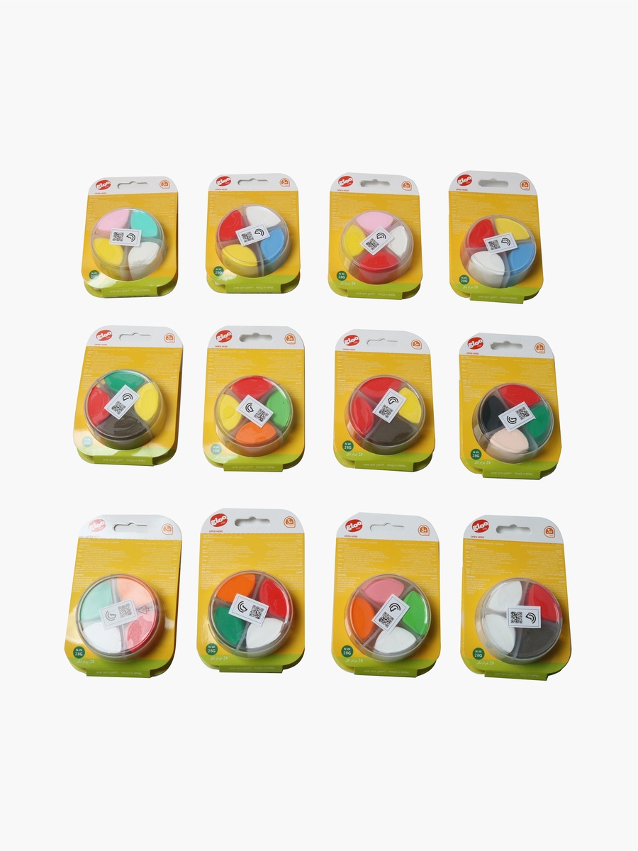 12-Piece Fast Food Mini Clay Set