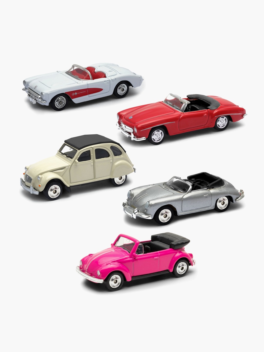 Welly 5-Piece Diecast Toy Car Set