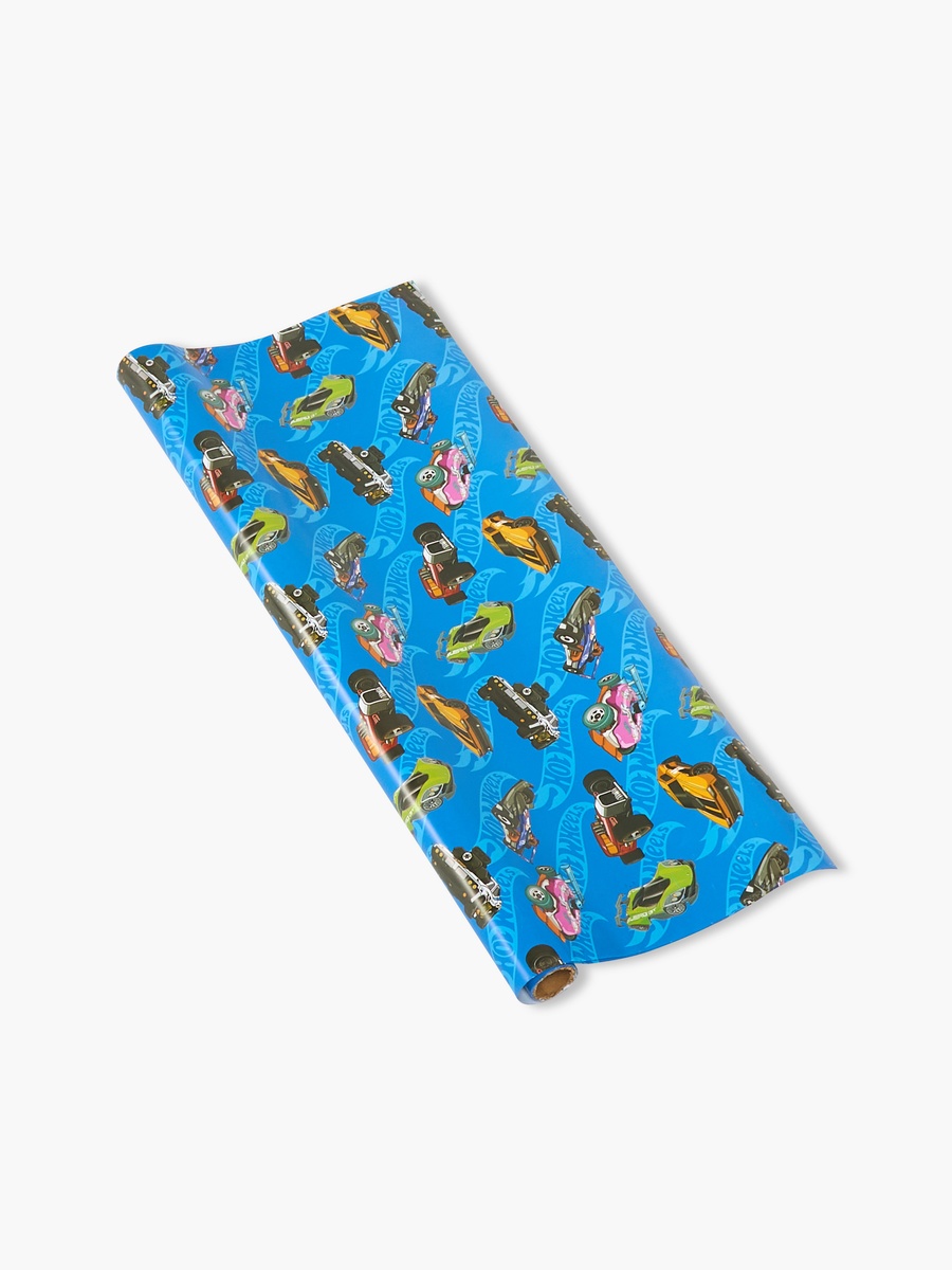 Hot Wheels Car Print Gift Wrapping Sheet - 200x76 cm