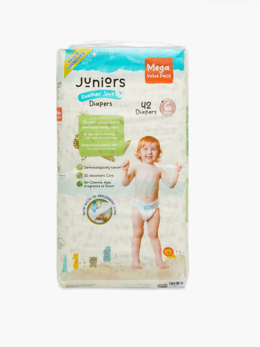 42-Piece Tape Style Diapers Feather Soft Value Pack