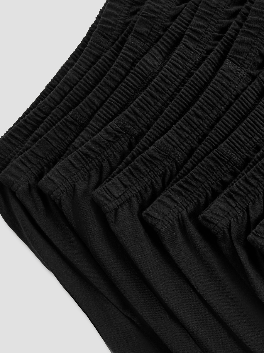 Cotton Boxers with Elastic Waist - 7-Piece Set