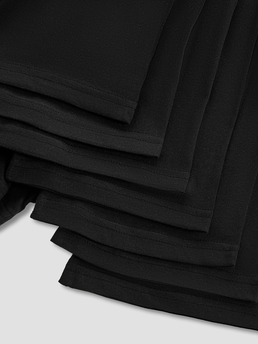 Cotton Boxers with Elastic Waist - 7-Piece Set