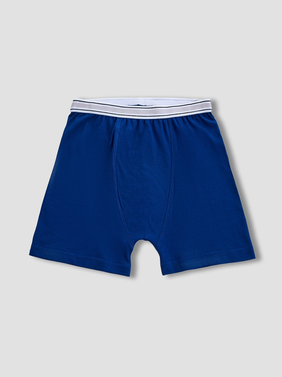 Cotton Boxers with Elastic Waist - 7-Piece Set