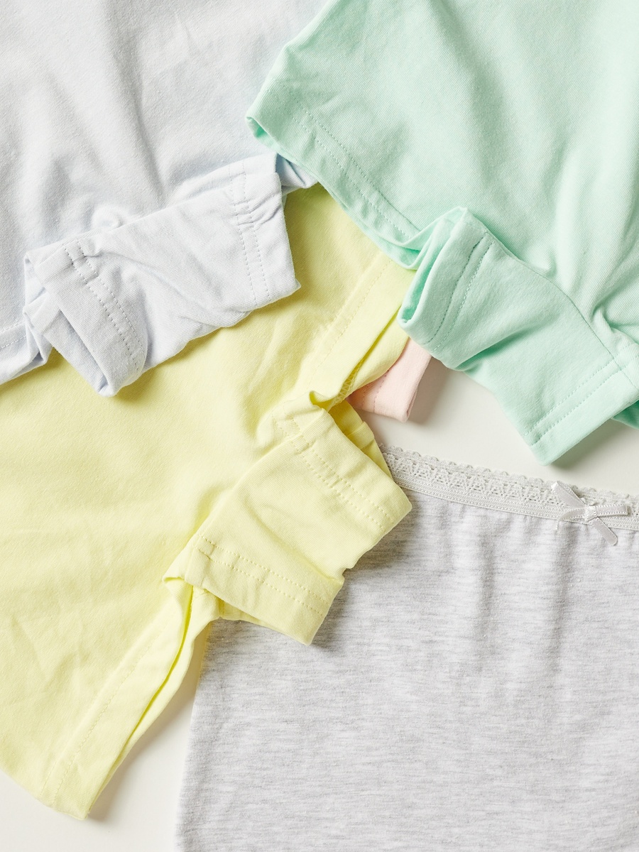 Solid Boxers with Bow Detail - Set of 5
