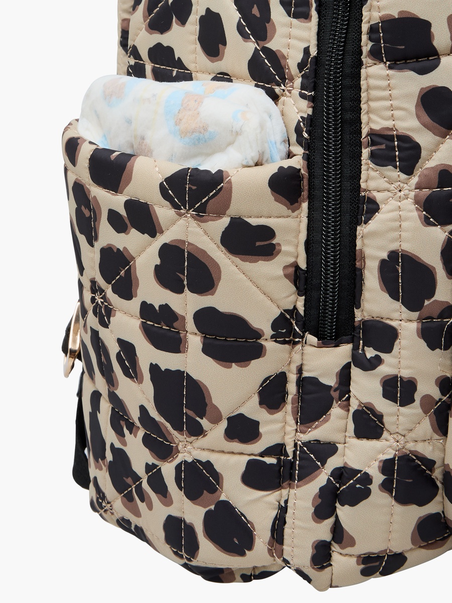 Printed Diaper Backpack with Adjustable Straps
