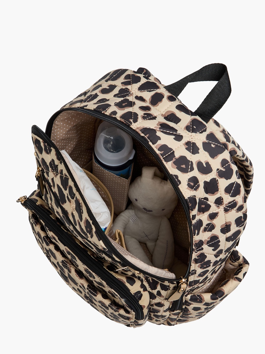 Printed Diaper Backpack with Adjustable Straps